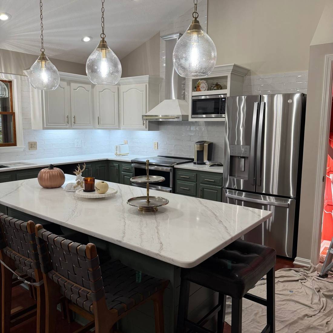 Finished kitchen remodel by Daniel's Crew